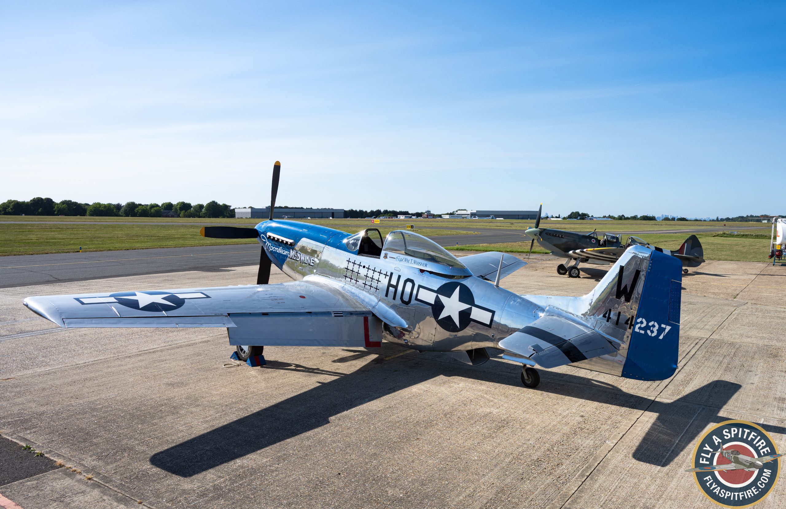 P-51 Mustang and Spitfire