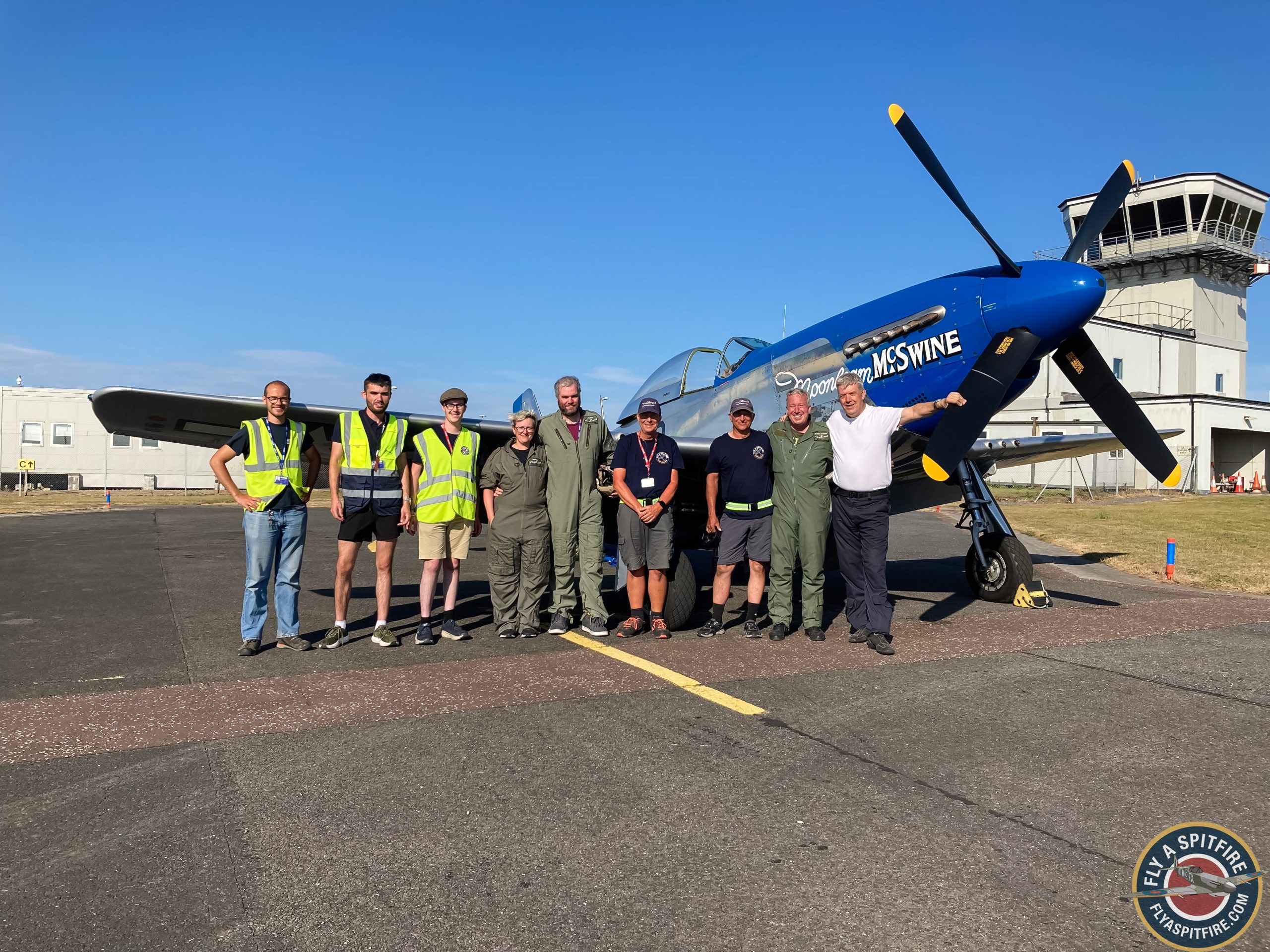 Fly a Spitfire Team at Newquay
